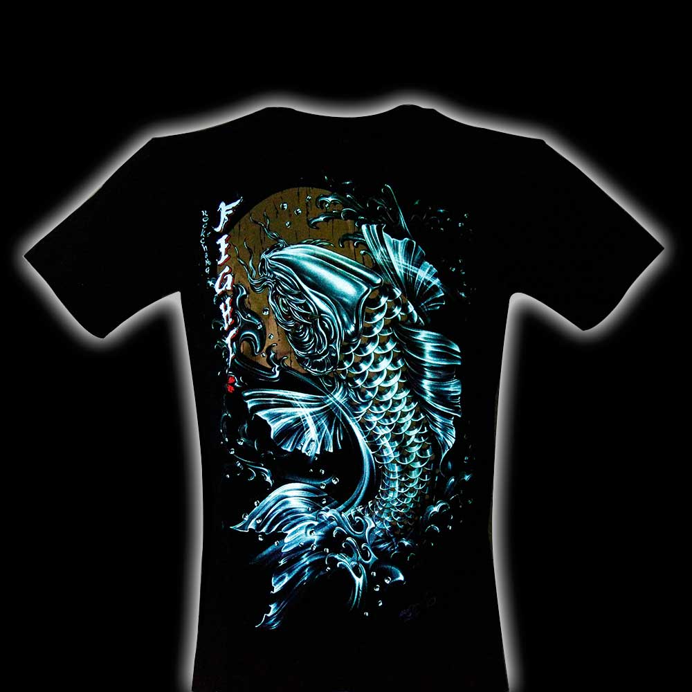 3D-101 Rock Chang T-shirt Koi Effect 3D Noctilucent