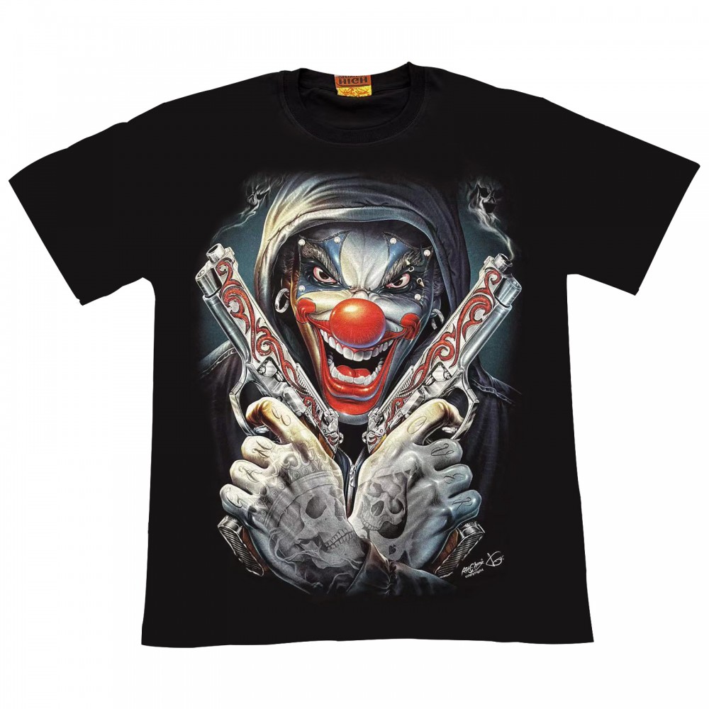 3D-121 Rock Chang T-shirt Effect 3D and Noctilucent clown
