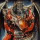 3D-123 Rock Chang T-shirt Dragon and Guitar Effect 3D and Noctilucent with Piercing