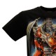 3D-123 Rock Chang T-shirt Dragon and Guitar Effect 3D and Noctilucent with Piercing