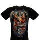 3D-123 Rock Chang T-shirt Dragon and Guitar Effect 3D and Noctilucent with Piercing