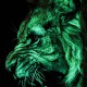 3D-132 Rock Chang T-shirt Leeuw Effect 3D en Noctilucent met Piercing 3D-132 Rock Chang T-shirt Leeuw Effect 3D en Noctilucent met Piercing