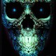 3D-138 Rock Chang T-shirt Skull Effect 3D and Noctilucent with Piercing