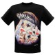 3D-159 Rock Chang Effect 3D and Noctilucent T-shirt Cool Girl with Poker