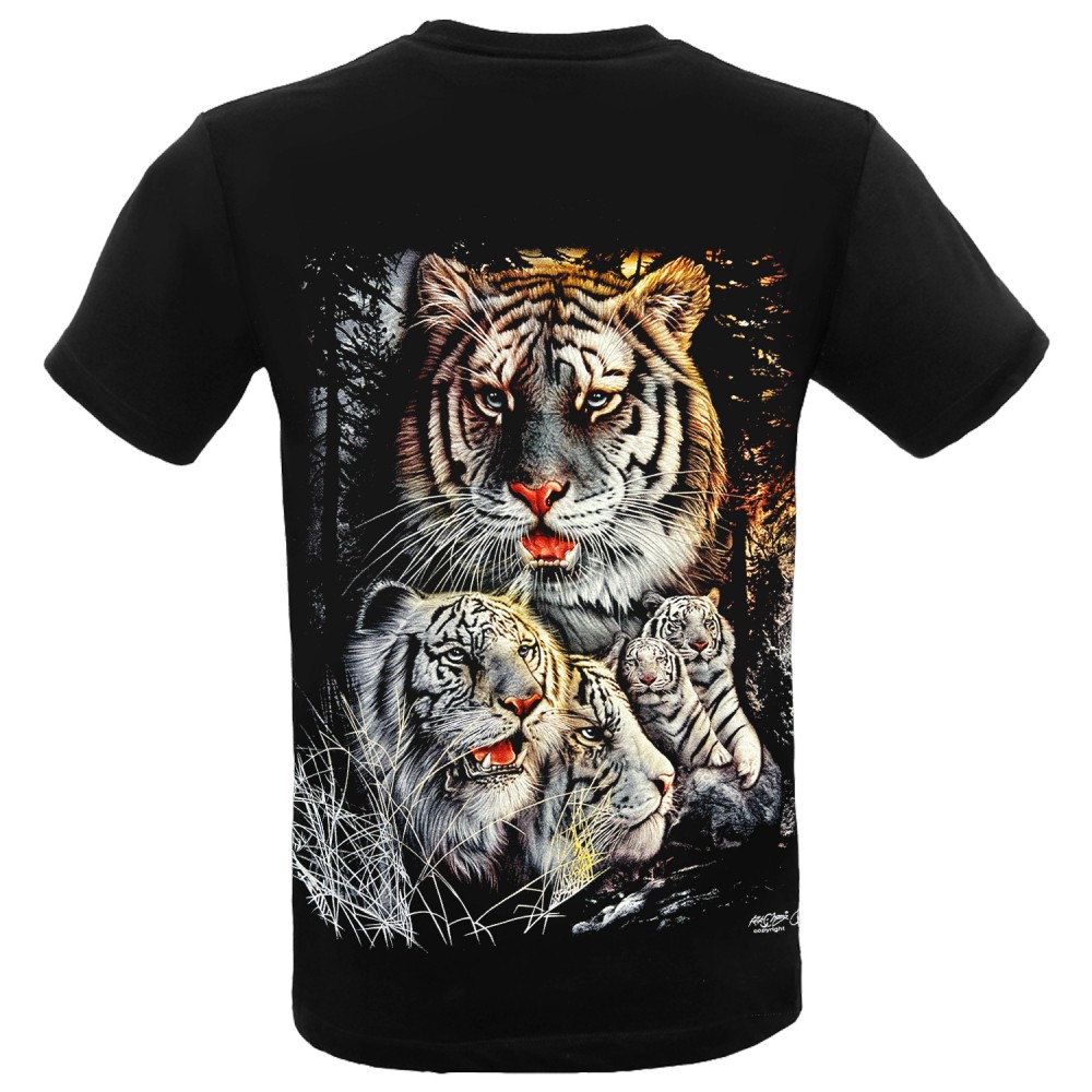 GR-312 Rock Chang T-shirt Tiger Family GR-312 Rock Chang T-shirt Tiger Family
