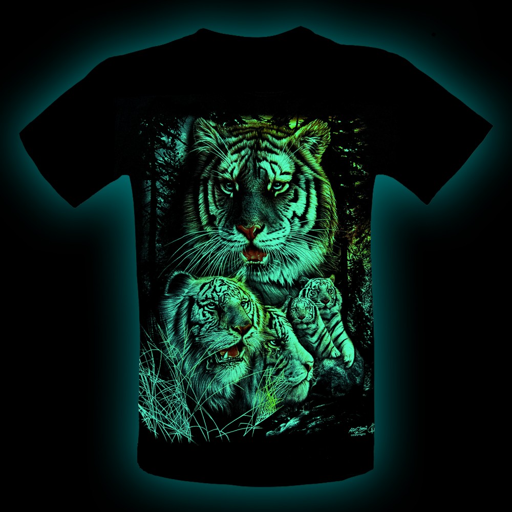 GR-312 Rock Chang T-shirt Tiger Family GR-312 Rock Chang T-shirt Tiger Family