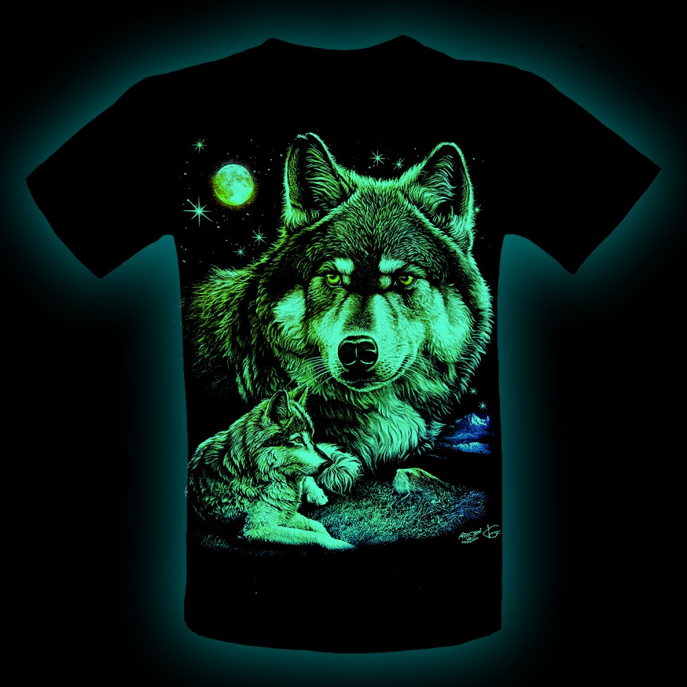 GR-326 Rock Chang T-shirt Wolf and the Moon