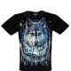 GR-535 Rock Chang T-shirt Noctilucent Dreamcatcher with Grey Wolf