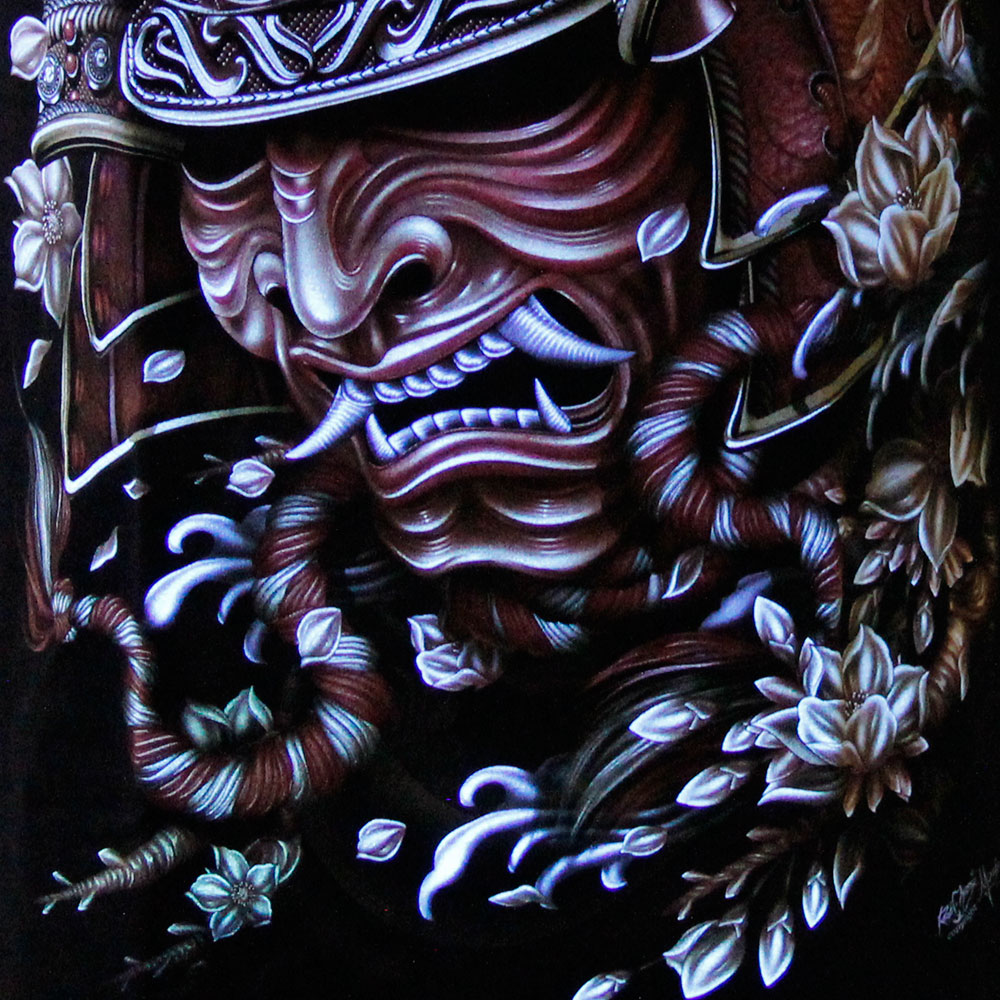 GR-717 Rock Chang T-shirt Noctilucent Japanese Samurai armor