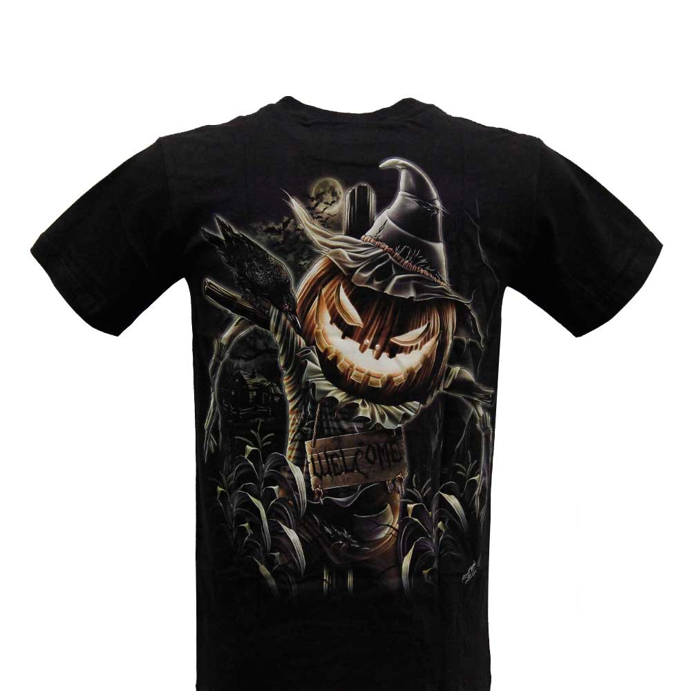 GR-743 Rock Chang T-shirt Noctilucent Halloween Pumpkin