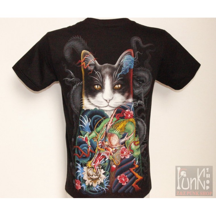 GW-183 Rock Eagle T-shirt Decorated Cat