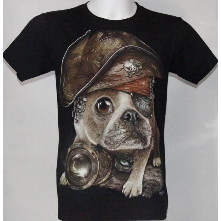 GR-649 Rock Chang T-shirt Noctilucent Dog Pirate