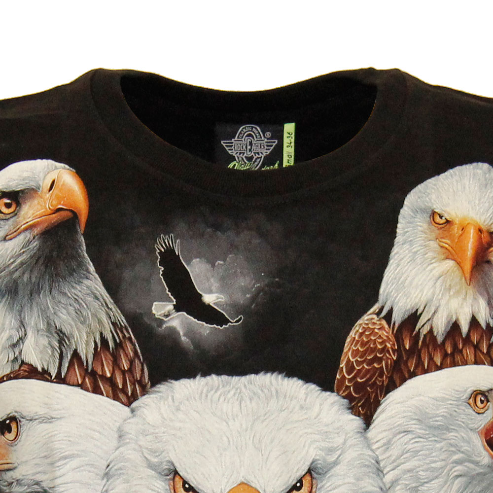GW-172 Rock Eagle T-shirt Amulet with Eagle