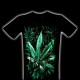 GW-276 Rock Eagle T-shirt Cannabis Leaves