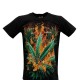 GW-276 Rock Eagle T-shirt Cannabis Leaves