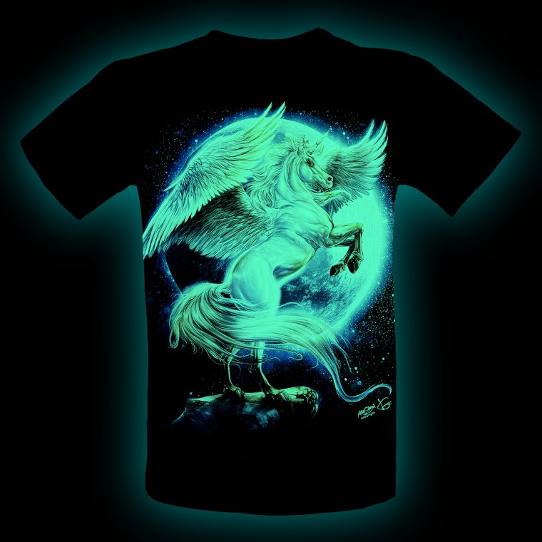 HD-126 Rock Chang Maglietta HD Pegaso Cavallo Volante