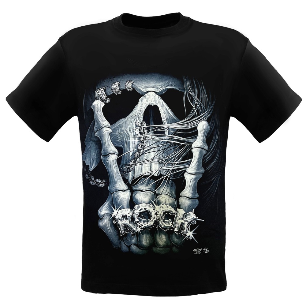HD-130 Rock Chang T-shirt HD Skull