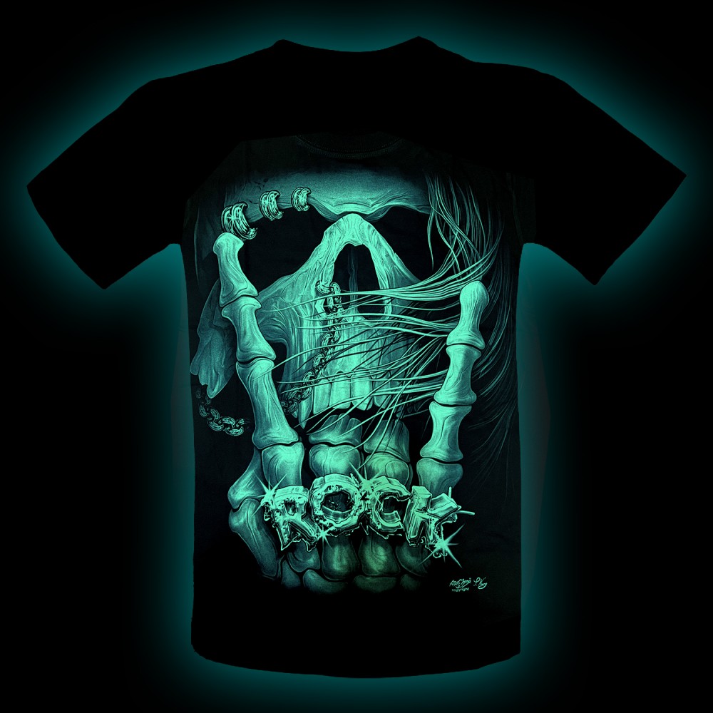 HD-130 Rock Chang T-shirt HD Skull