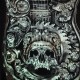 HD-099 Rock Chang T-shirt HD Guitar Skull