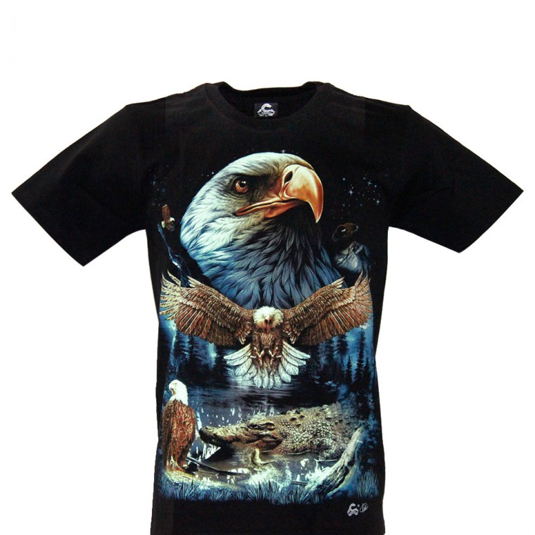 MA-046 Caballo T-shirt Noctilucent Eagle