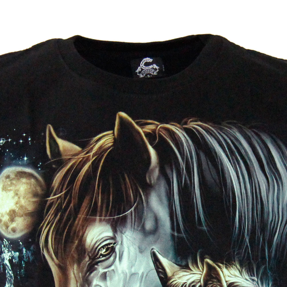 MA-191 Caballo T-shirt Noctilucent Horses MA-191 Caballo T-shirt Noctilucent Horses