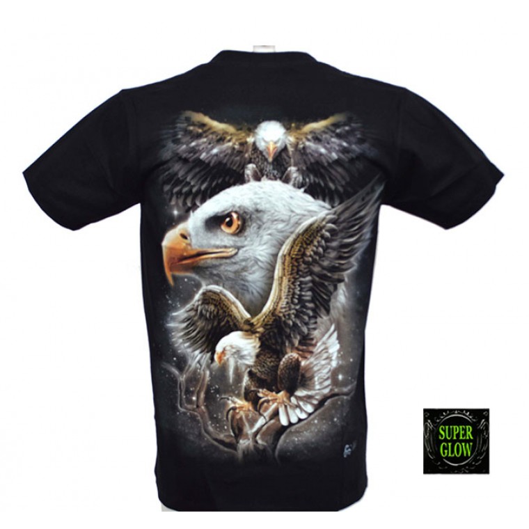 MA-344 Caballo T-shirt Noctilucent Eagle