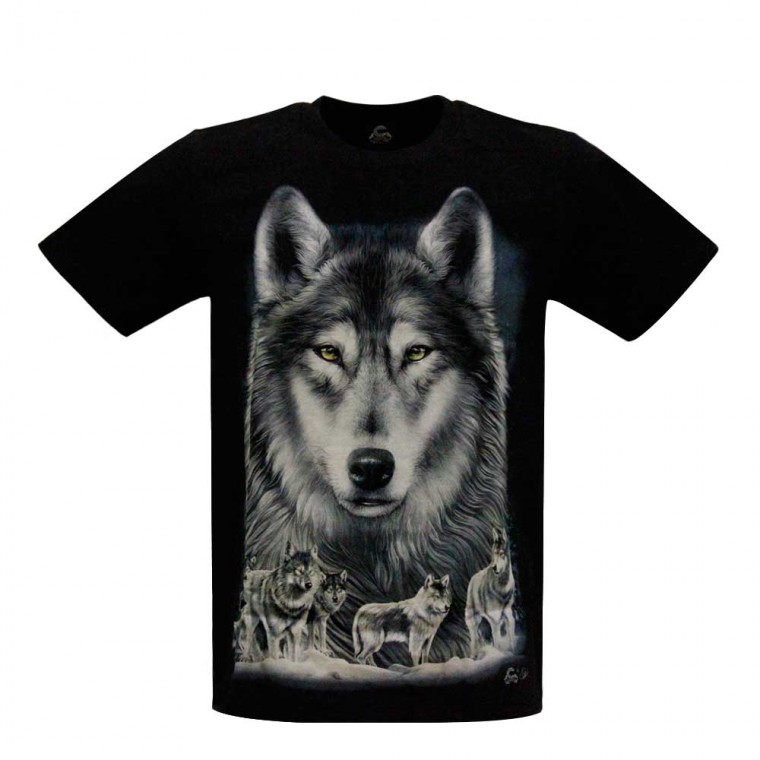 MA-359 Caballo T-shirt Noctilucent Wolf  MA-359 Caballo T-shirt Noctilucent Wolf