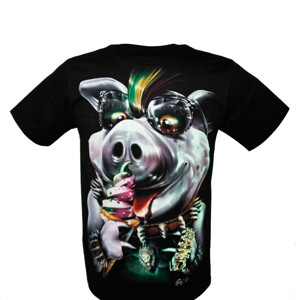 MA-368 Caballo T-shirt Noctilucent Pig