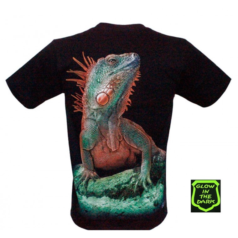 MA-374 Caballo T-shirt Noctilucent Lizard