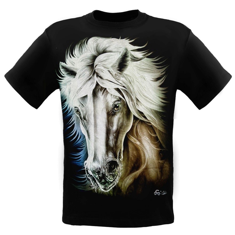 MA-447 Caballo T-shirt Noctilucent Horse