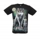 MA-540 Caballo T-shirt Wolves with the Full Moon