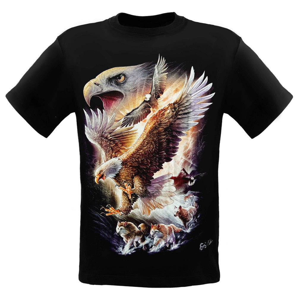 MA-607 Caballo T-shirt Noctilucent Eagle