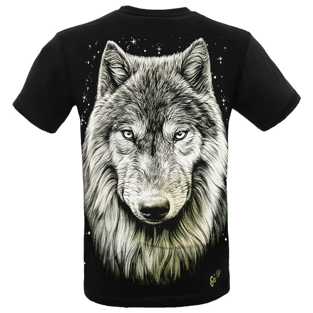 MA-634 Caballo T-shirt Noctilucent Wolf