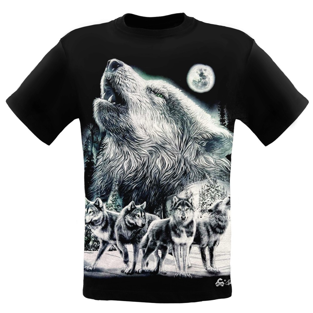 KA-692 Child T-Shirt Noctilucent Wolf