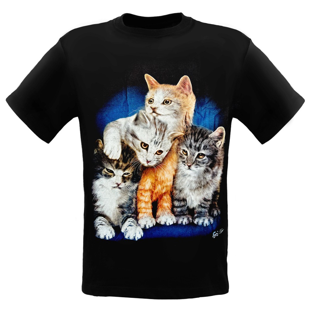 MA-742 Caballo T-shirt Noctilucent Cats