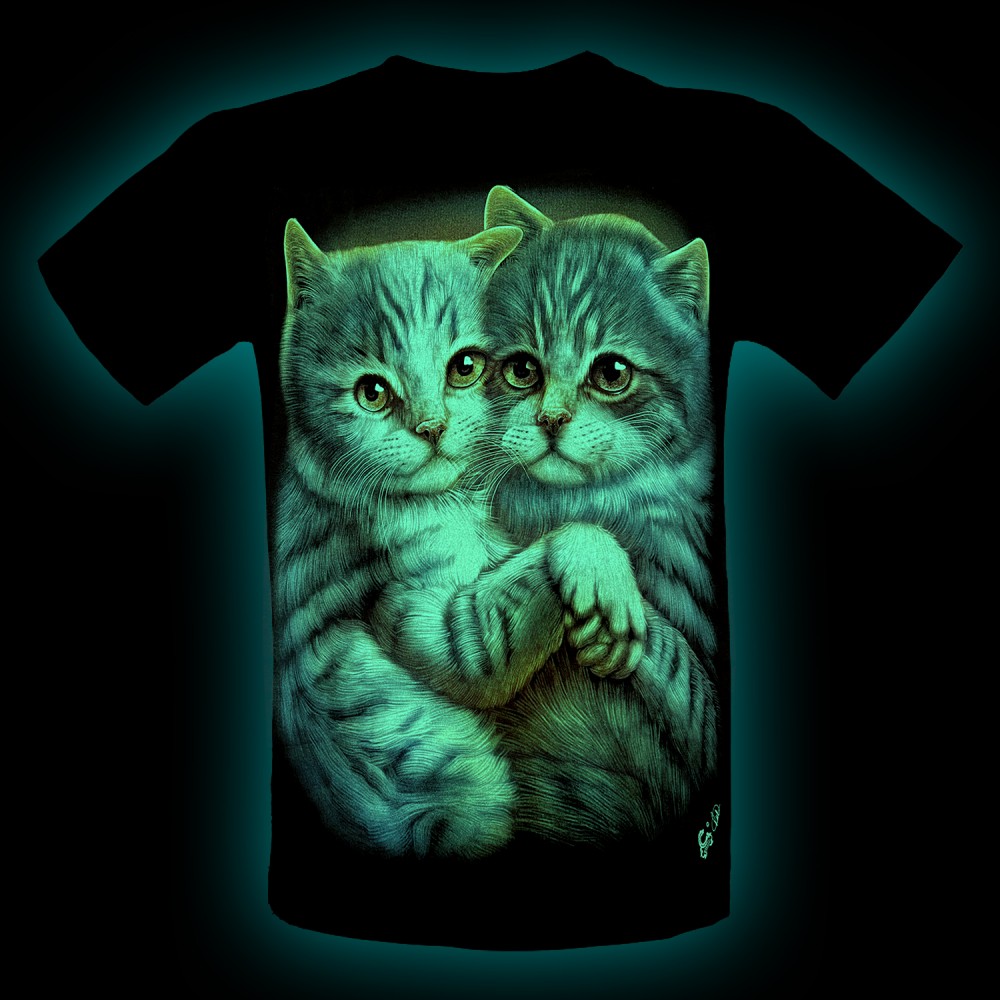 MA-751 Caballo T-shirt Noctilucent Cats