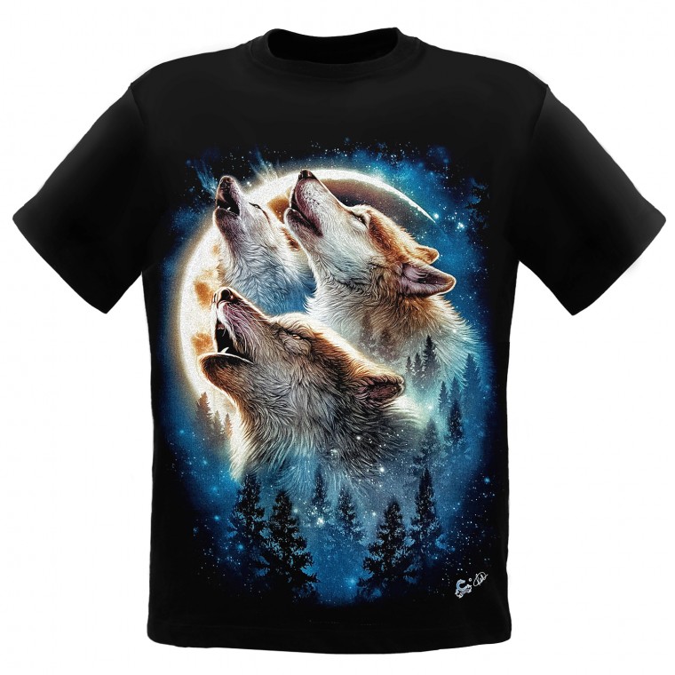 MA-765 Caballo T-shirt Noctilucent Wolves