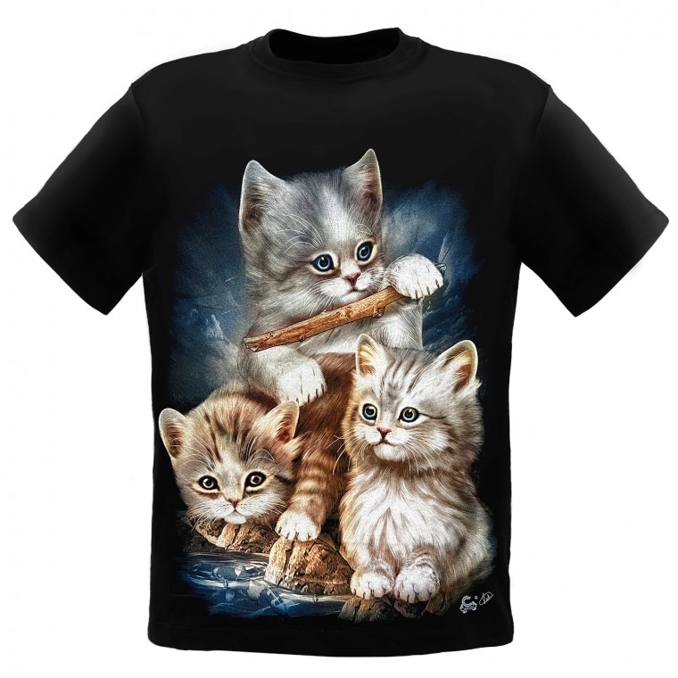 MA-770 Caballo T-shirt Noctilucent Cats