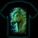 KA-785 Caballo T-shirt Noctilucent Horse
