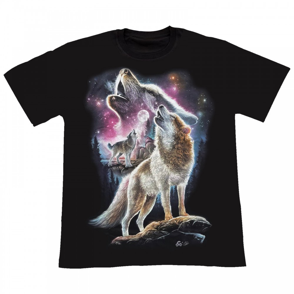 KA-606 Caballo T-shirt Noctilucent Wolf