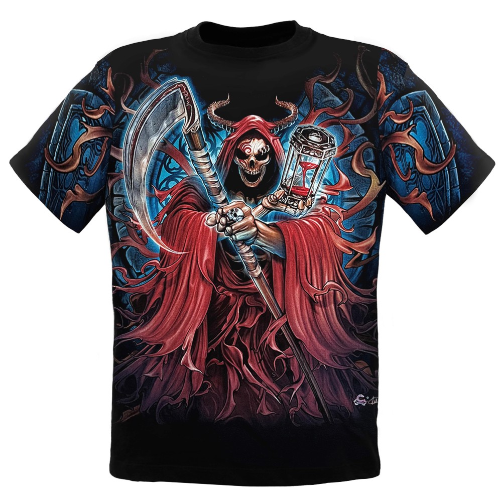 MAX-118  CABALLO T-shirt Skull Warriors and Skulls