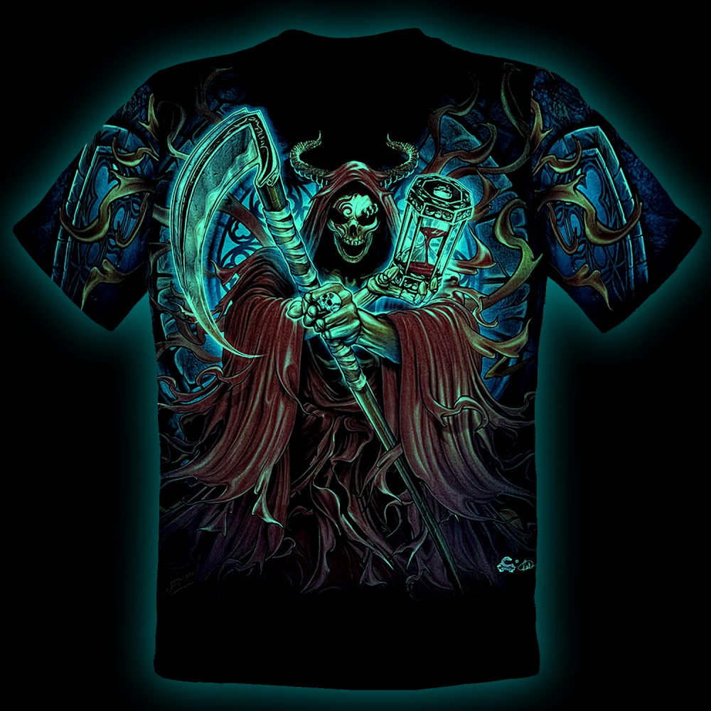 MAX-118  CABALLO T-shirt Skull Warriors and Skulls