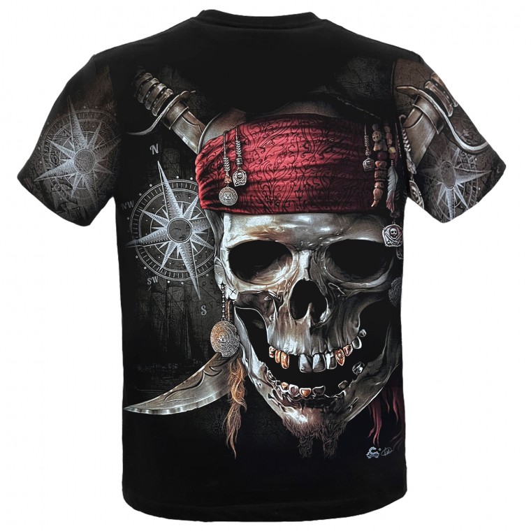 MAX-272  CABALLO T-shirt Skull Warriors and Skulls