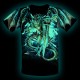 MAX-061  CABALLO T-shirt fighting dragon