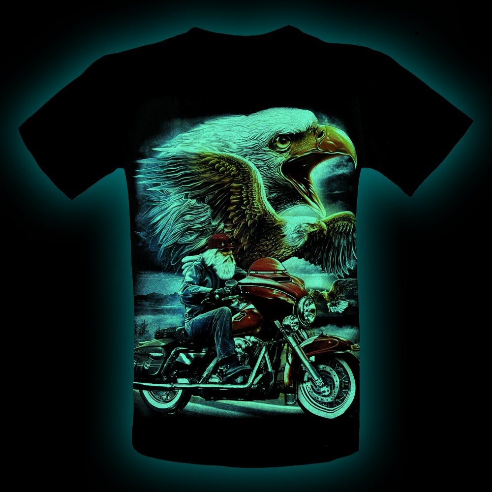 MB-079 T-shirt Eagle and Motorbike