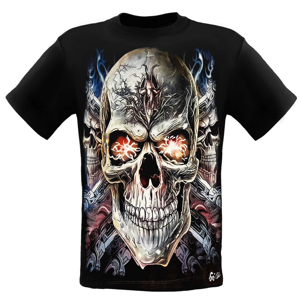 MD-364 Caballo T-shirt Skeleton