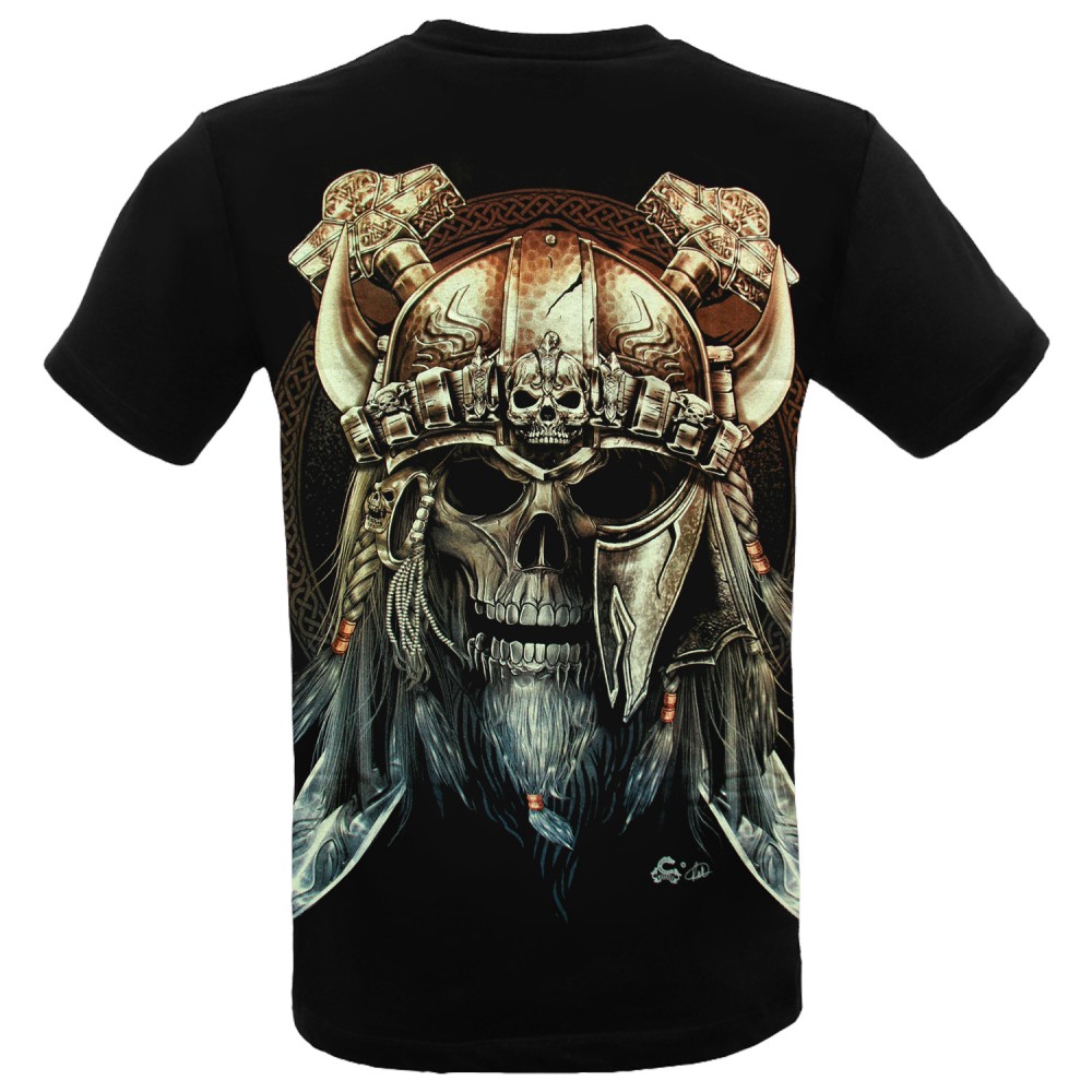 MD-0264 Caballo T-shirt Warrior of Skeleton