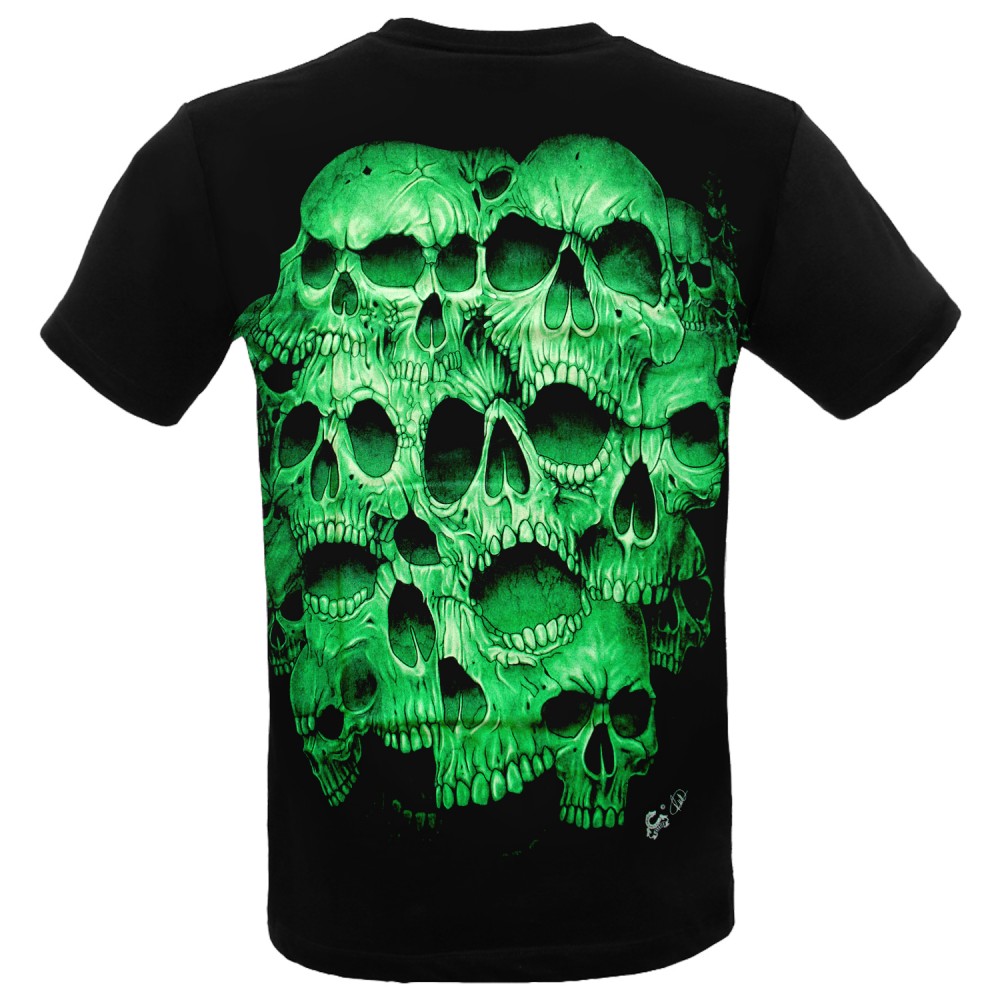 MD-0274 Caballo T-shirt Skulls