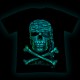 KD-032 Kid T-shirt Noctilucent Skull