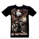 4285 Rock Eagle T-shirt Moto with Golden Eagle